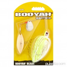 Booyah Bait Co Chartreuse Pearl White/White Chartreuse Spinner Blade Bait 004523630